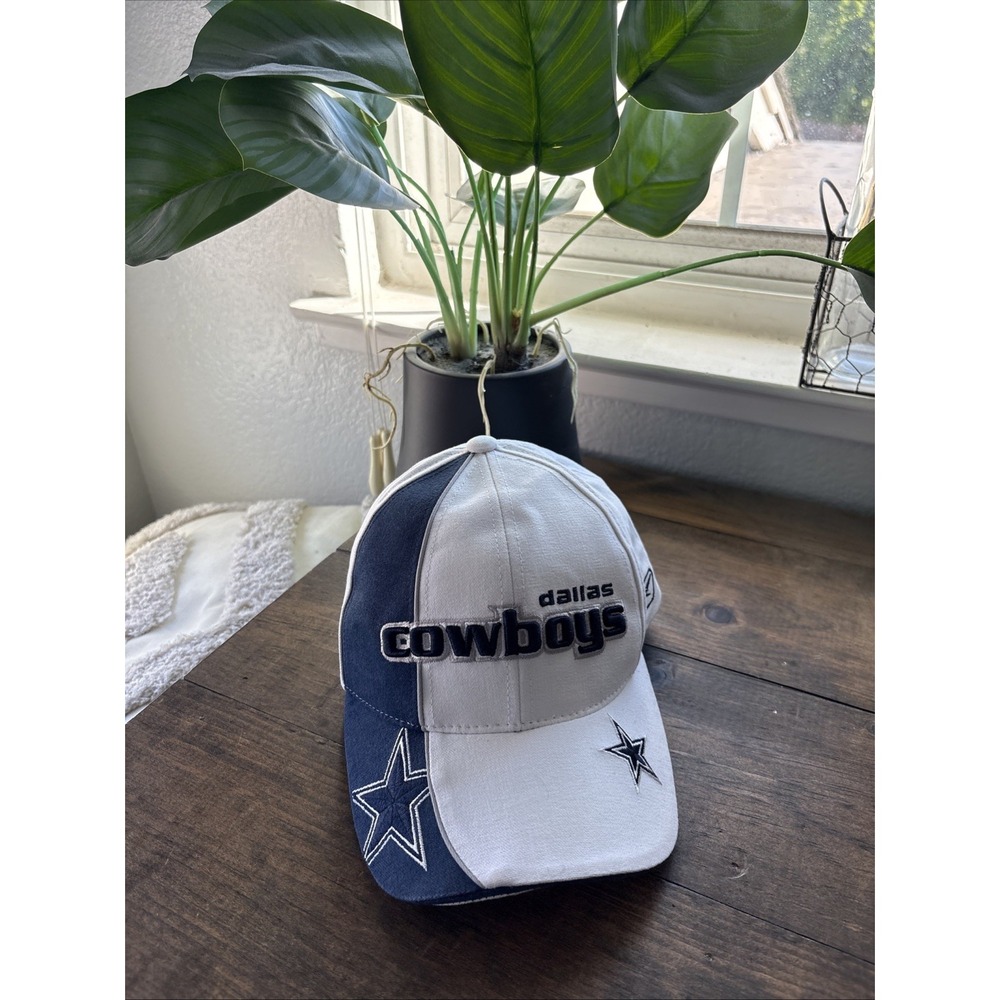 Vintage 90's NFL Dallas Cowboys Stars Reebok Hat/Cap Snapback Blue White